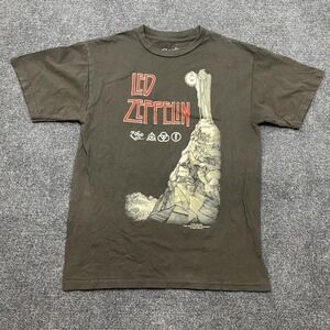 Y2K Led Zeppelin Bravado Shirt Mens Small Black Stairway To Heaven Tee T-Shirt